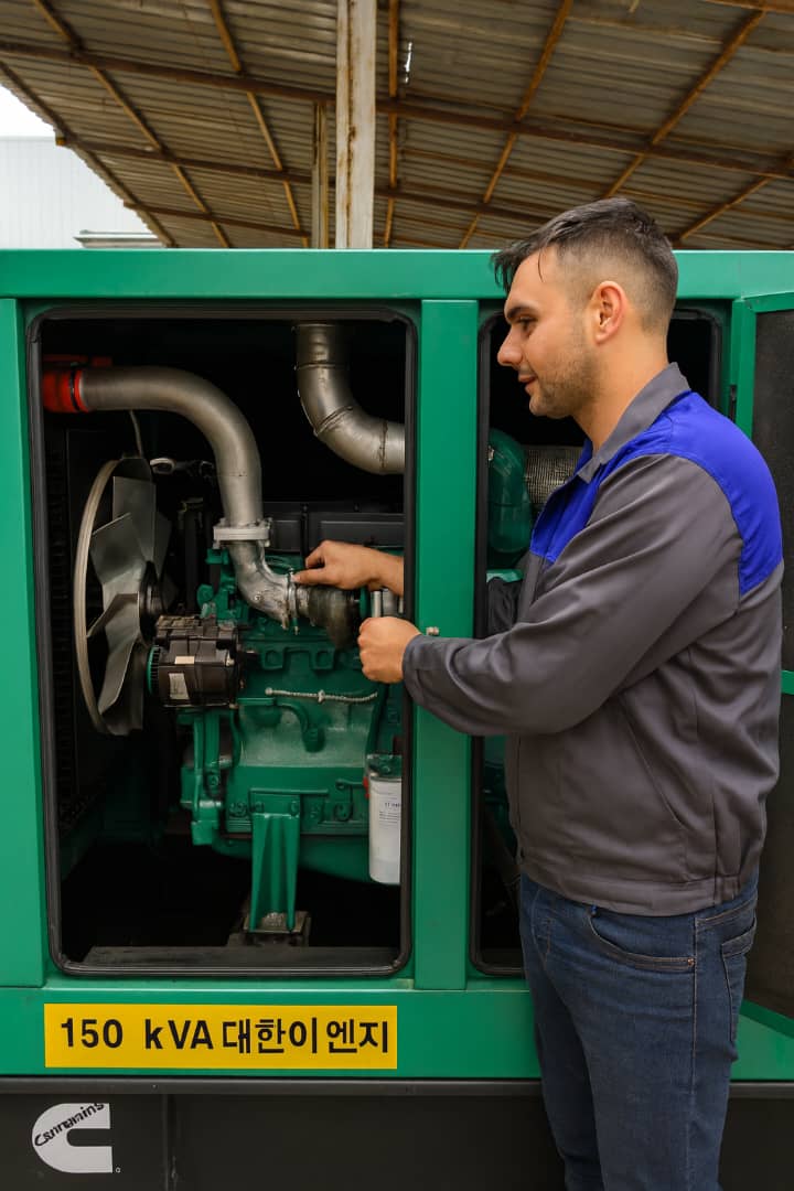 عیب یابی و تعمیر دیزل ژنراتور کامینز150 کاوا در تهران